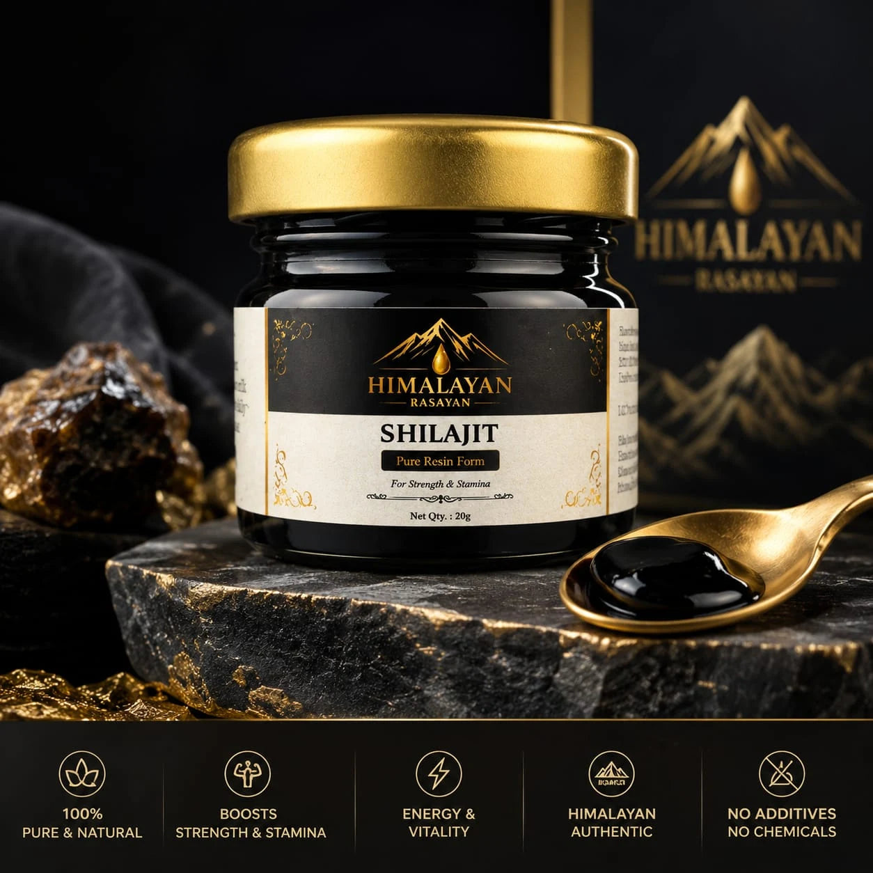 Himalayan Rasayan Shilajit Starter Pack