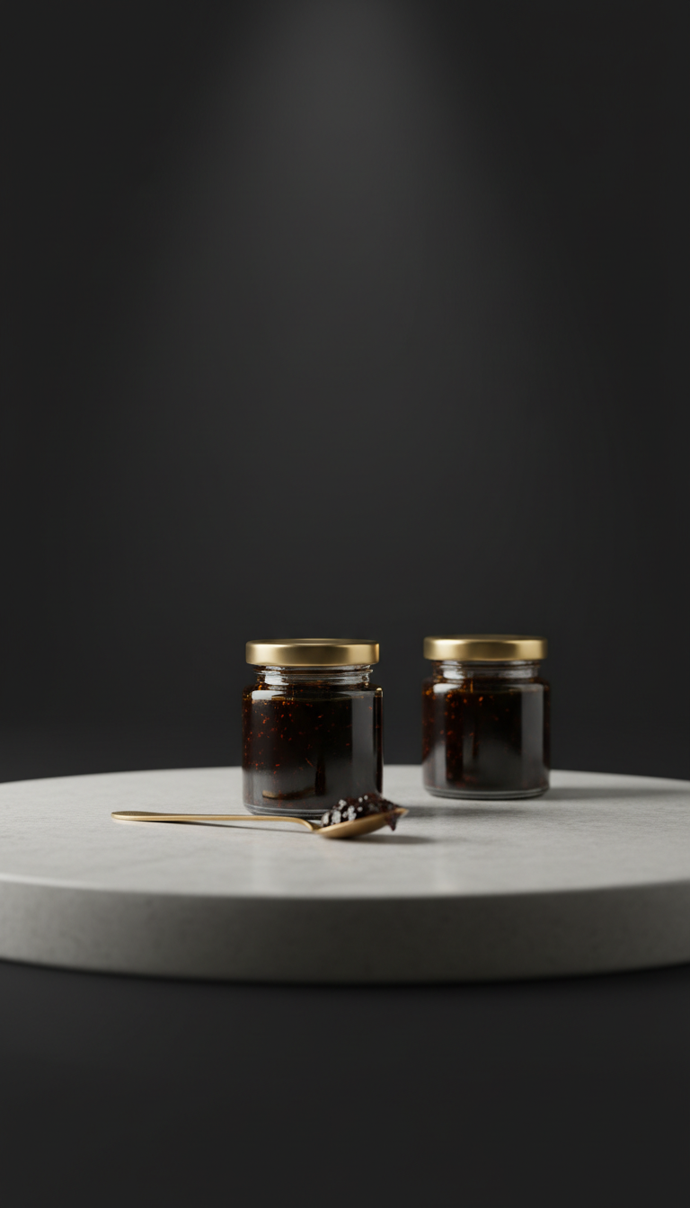 Himalayan Shilajit Resin Glass Jar