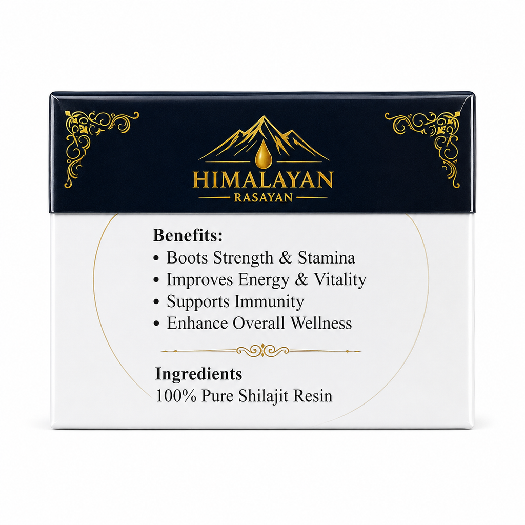 Himalayan Rasayan Shilajit – Pure Resin 20g