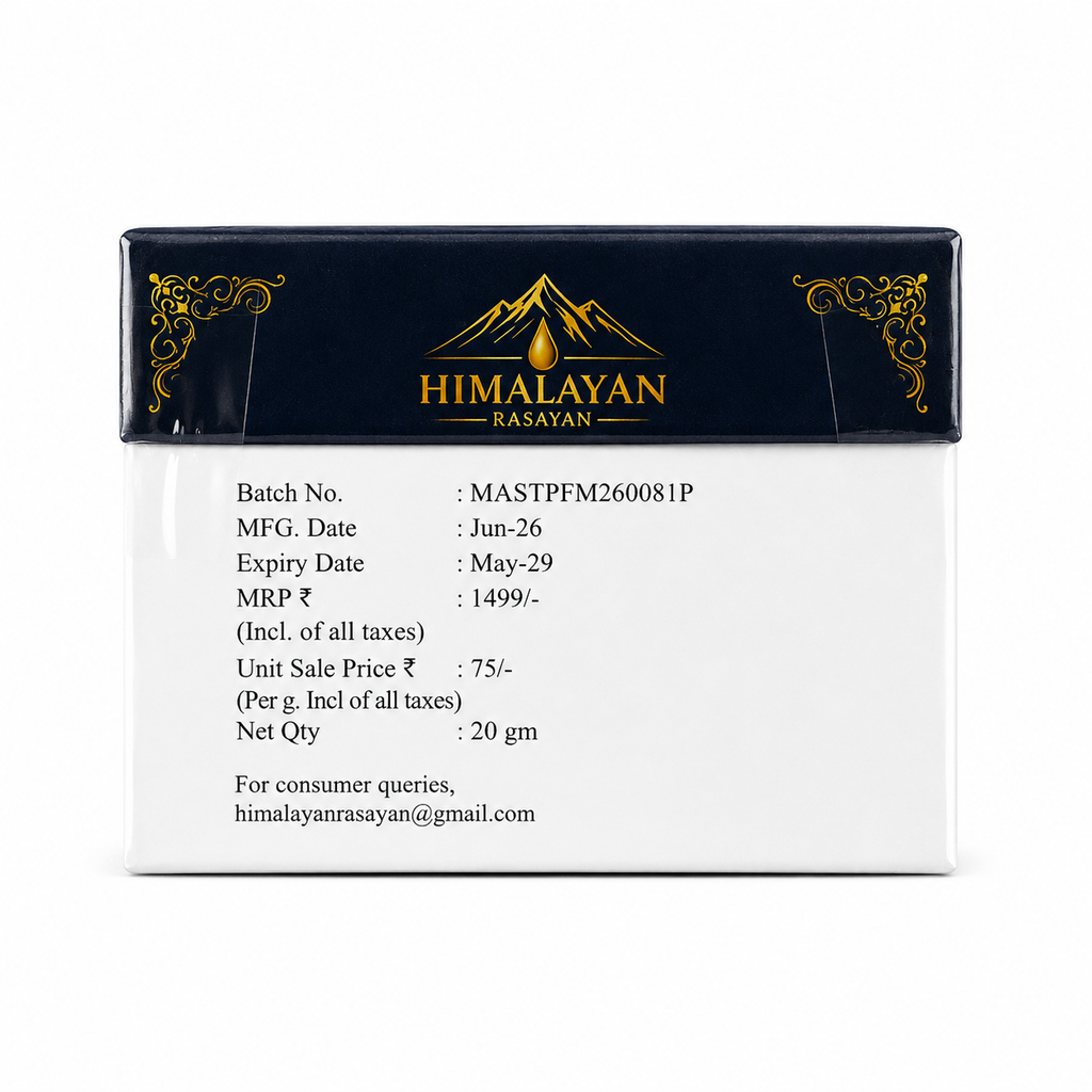 Himalayan Rasayan Shilajit – Pure Resin 20g
